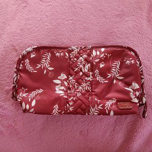 Lug Flash Cosmetic Case in Flourish Red